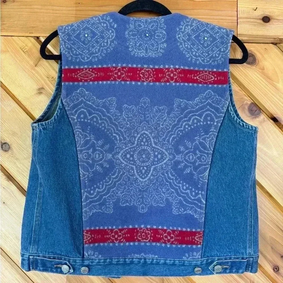 Pendleton Denim and Wool Vest - Picture 5 of 5